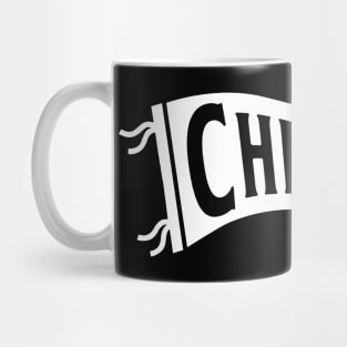 Chicago Pennant - Black Mug